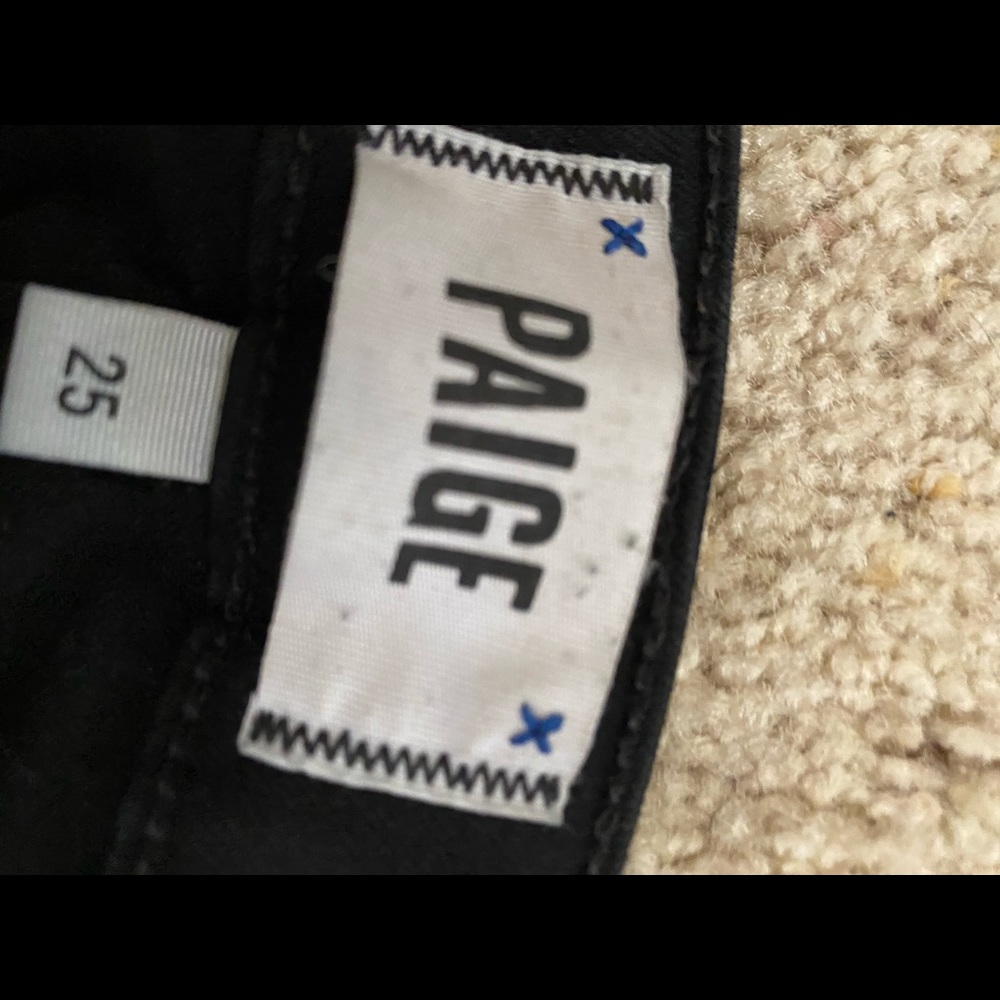 Black Paige Jeans - Picture 2 of 2